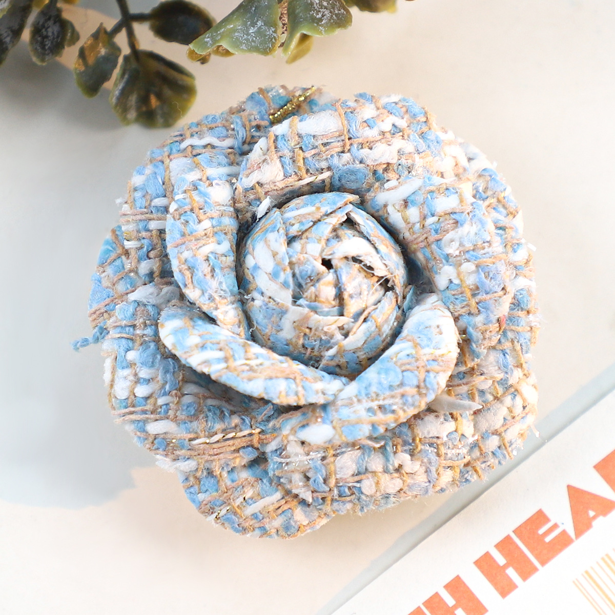 6CM Camellia Brooch for Women  - مراجعة Body Jewelry High Quality وسعره