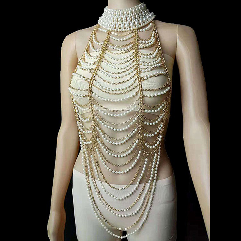 Vintage Multilayer Pearl Neckl - مراجعة Body Jewelry Brands وسعره
