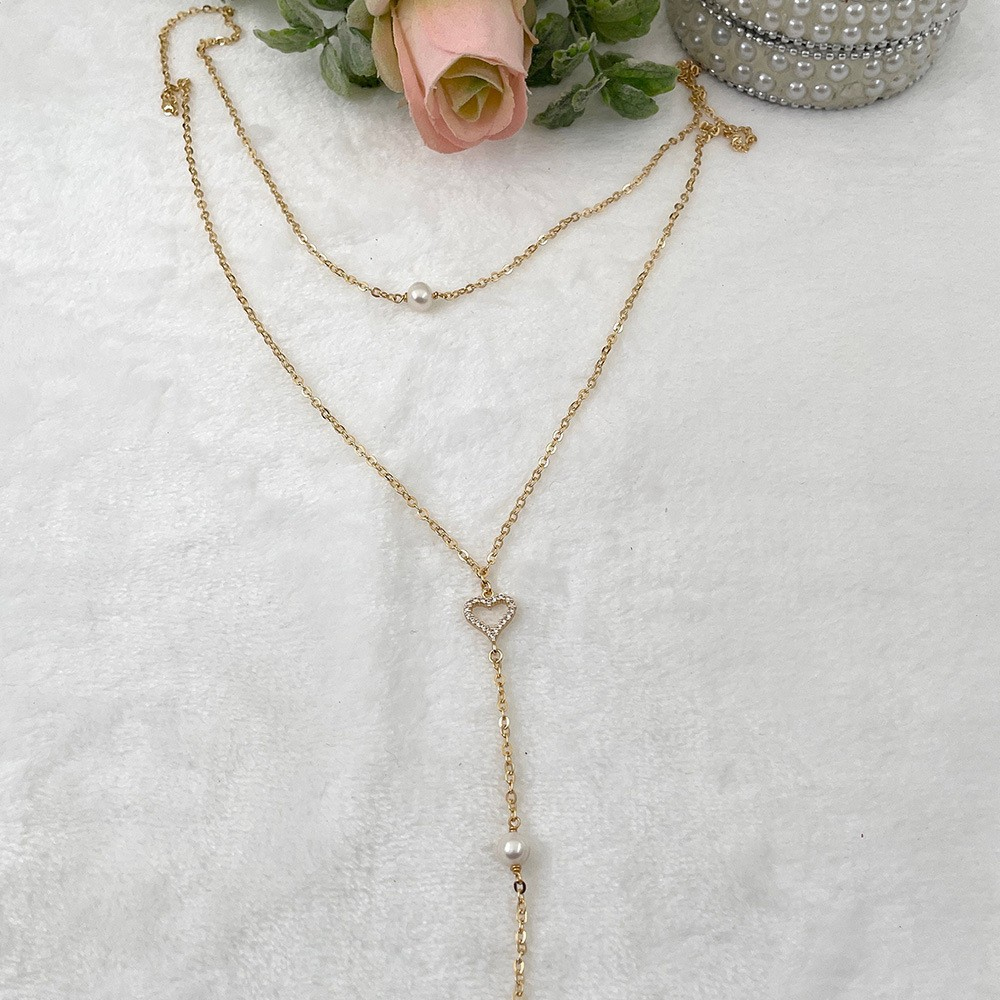 Hollow Heart Bridal Back Chain - مراجعة Body Jewelry For Backless Dress وسعره