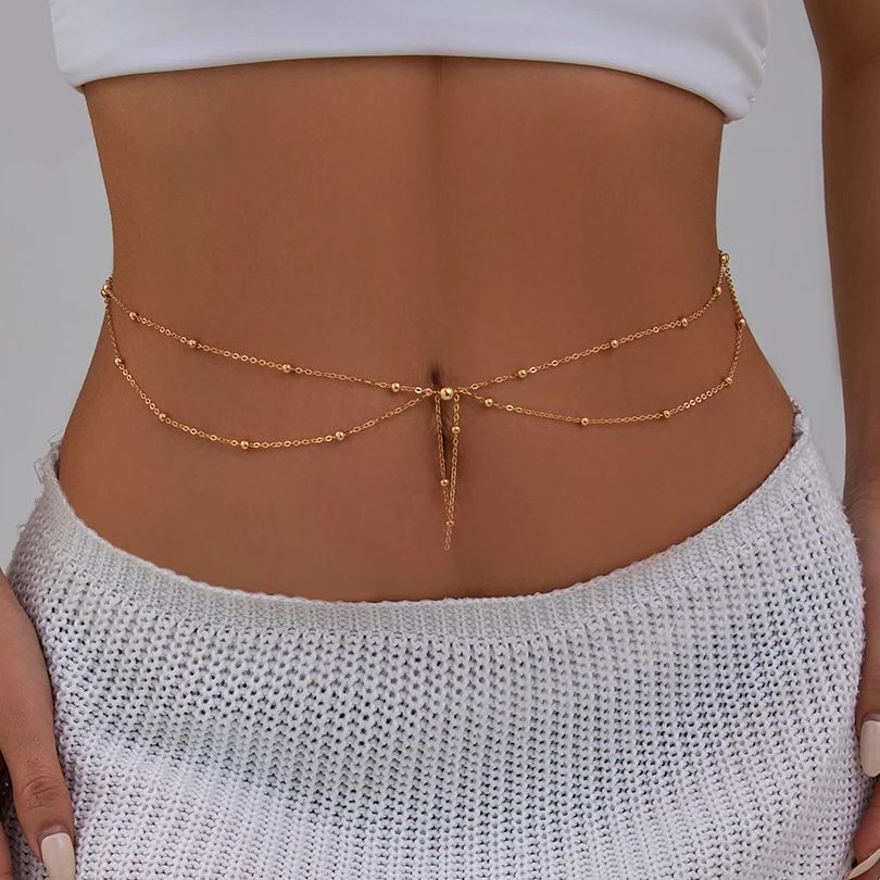 KunJoe Multilayer Gold Color T - مراجعة Body Jewelry Gold وسعره