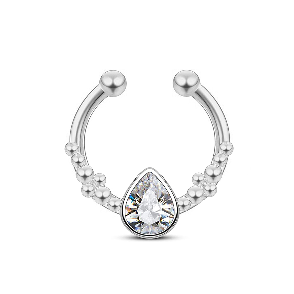 Stainless Steel Horseshoe Wate - مراجعة Body Jewelry Septum وسعره