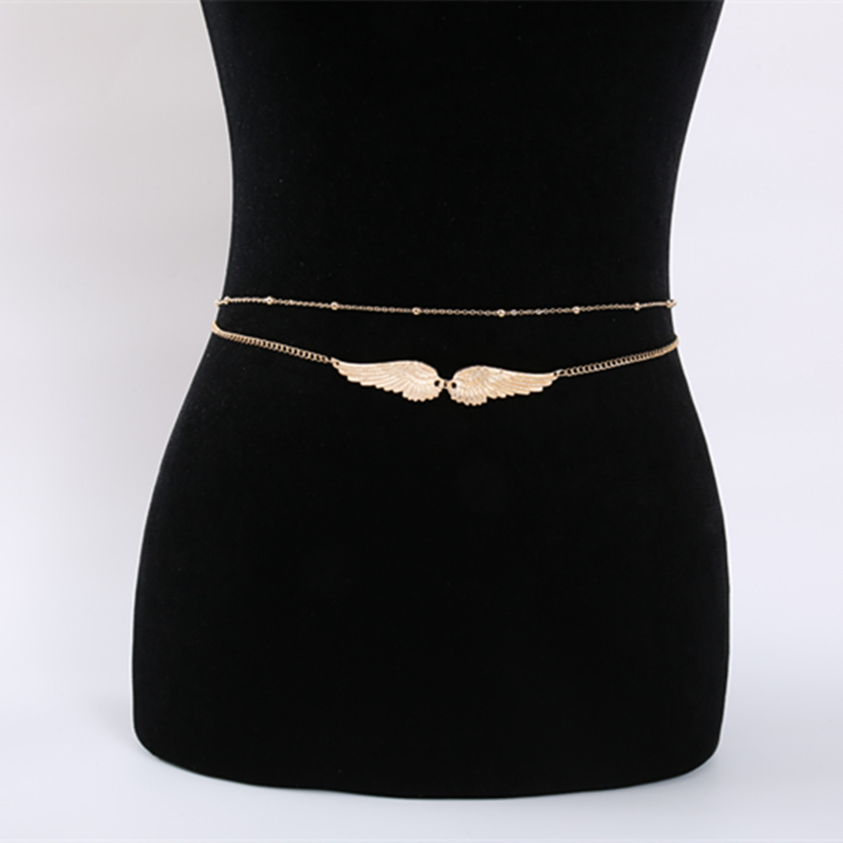 Lucky Angel Wings Belly Chains - مراجعة Body Jewelry Gold وسعره