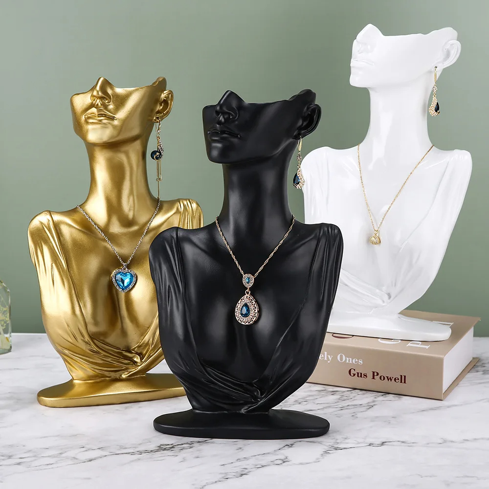 Mannequin Necklace Jewelry Dis - مراجعة Body Jewelry Display Case وسعره
