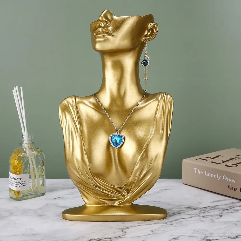 Mannequin Necklace Jewelry Dis - مراجعة Body Jewelry Display Case وسعره