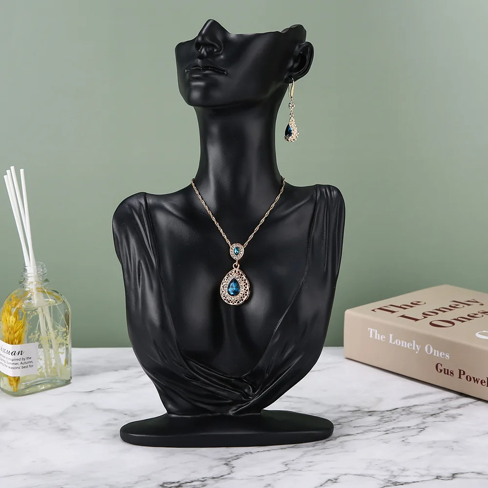 Mannequin Necklace Jewelry Dis - مراجعة Body Jewelry Display Case وسعره