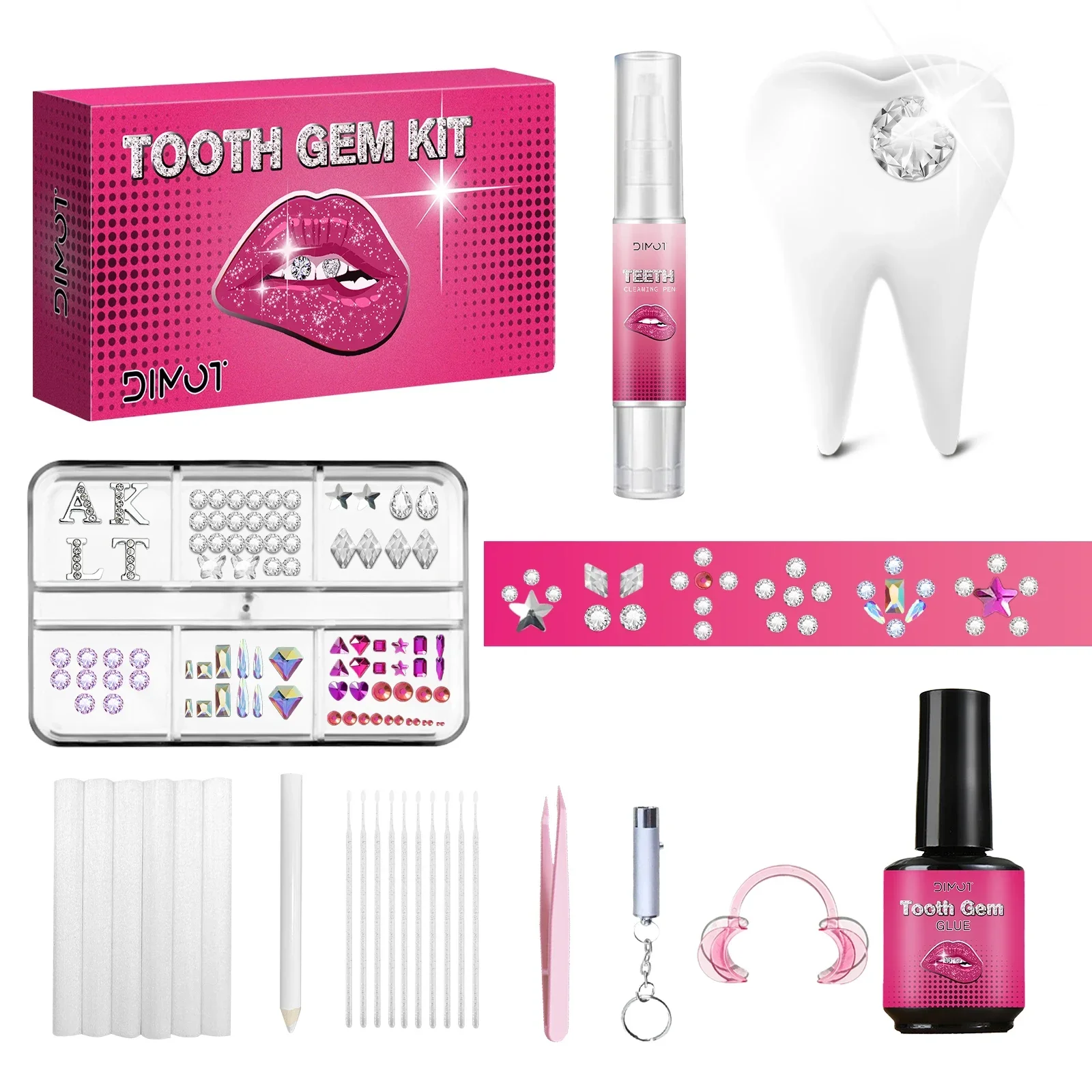 DIY Tooth Gem Kit with Crystal - مراجعة Body Jewellery وسعره