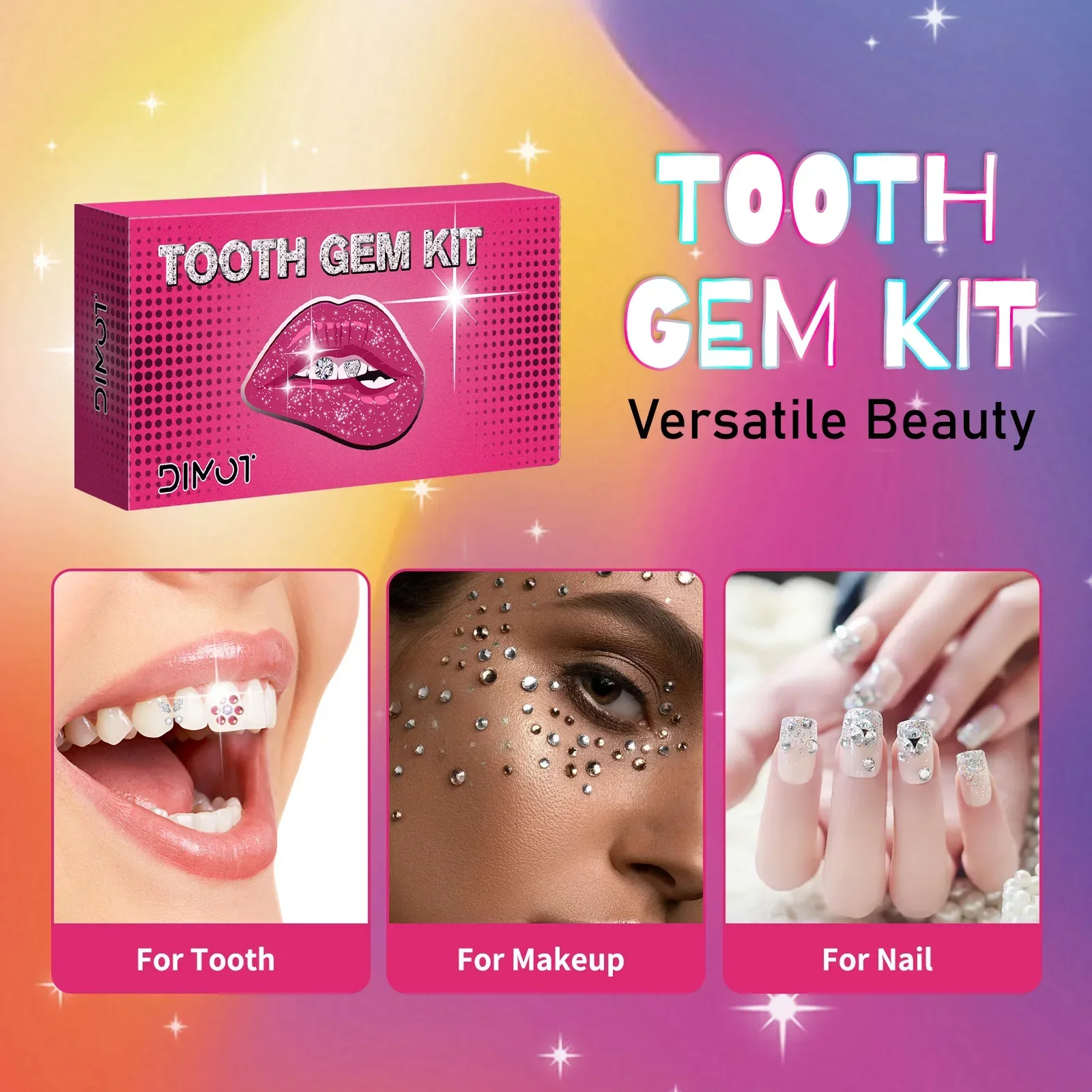 DIY Tooth Gem Kit with Crystal - مراجعة Body Jewellery وسعره