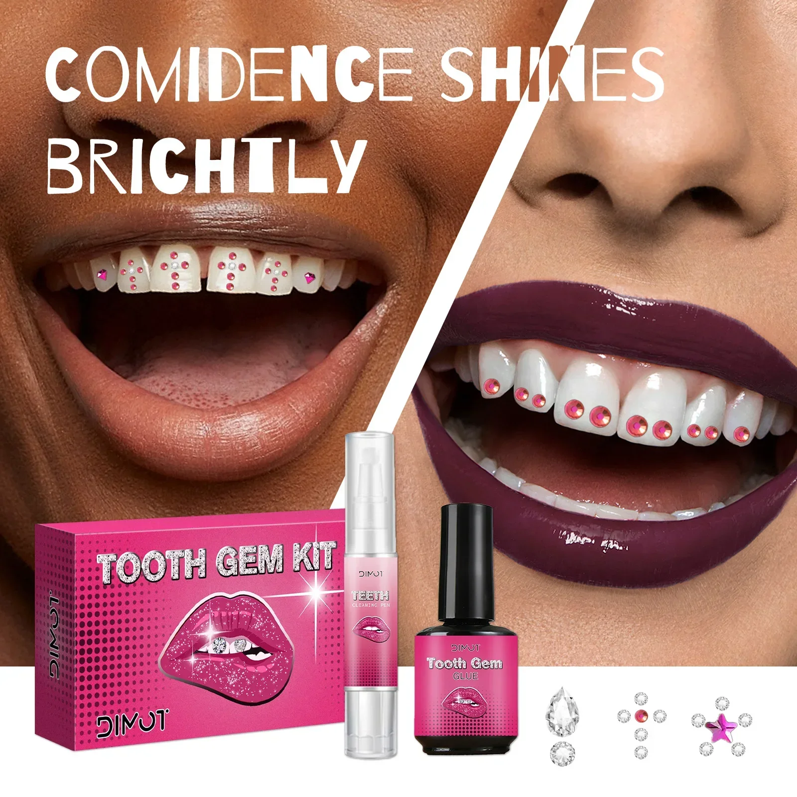 DIY Tooth Gem Kit with Crystal - مراجعة Body Jewellery وسعره