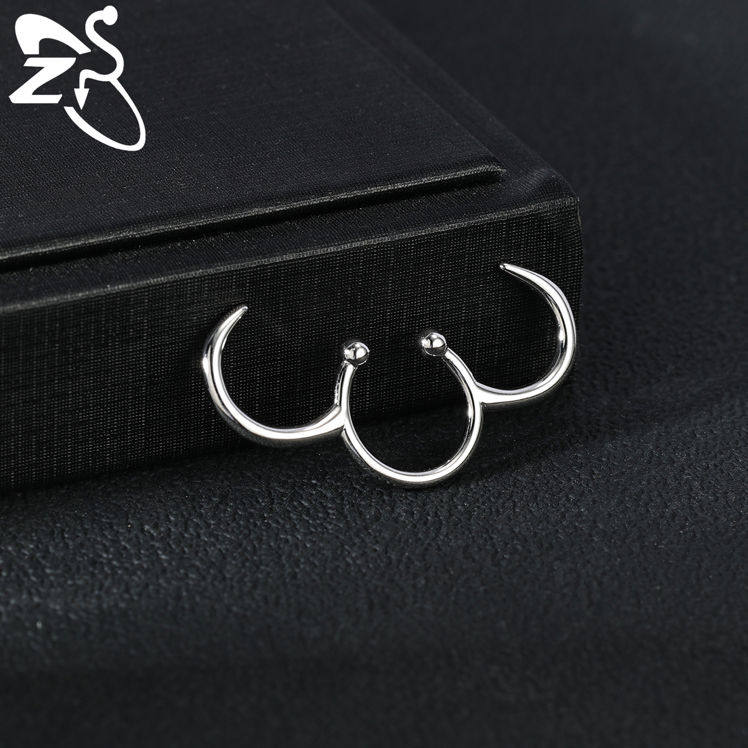 ZS 1 Piece Punk Stlye Fake Sep - مراجعة Body Jewelry Septum وسعره