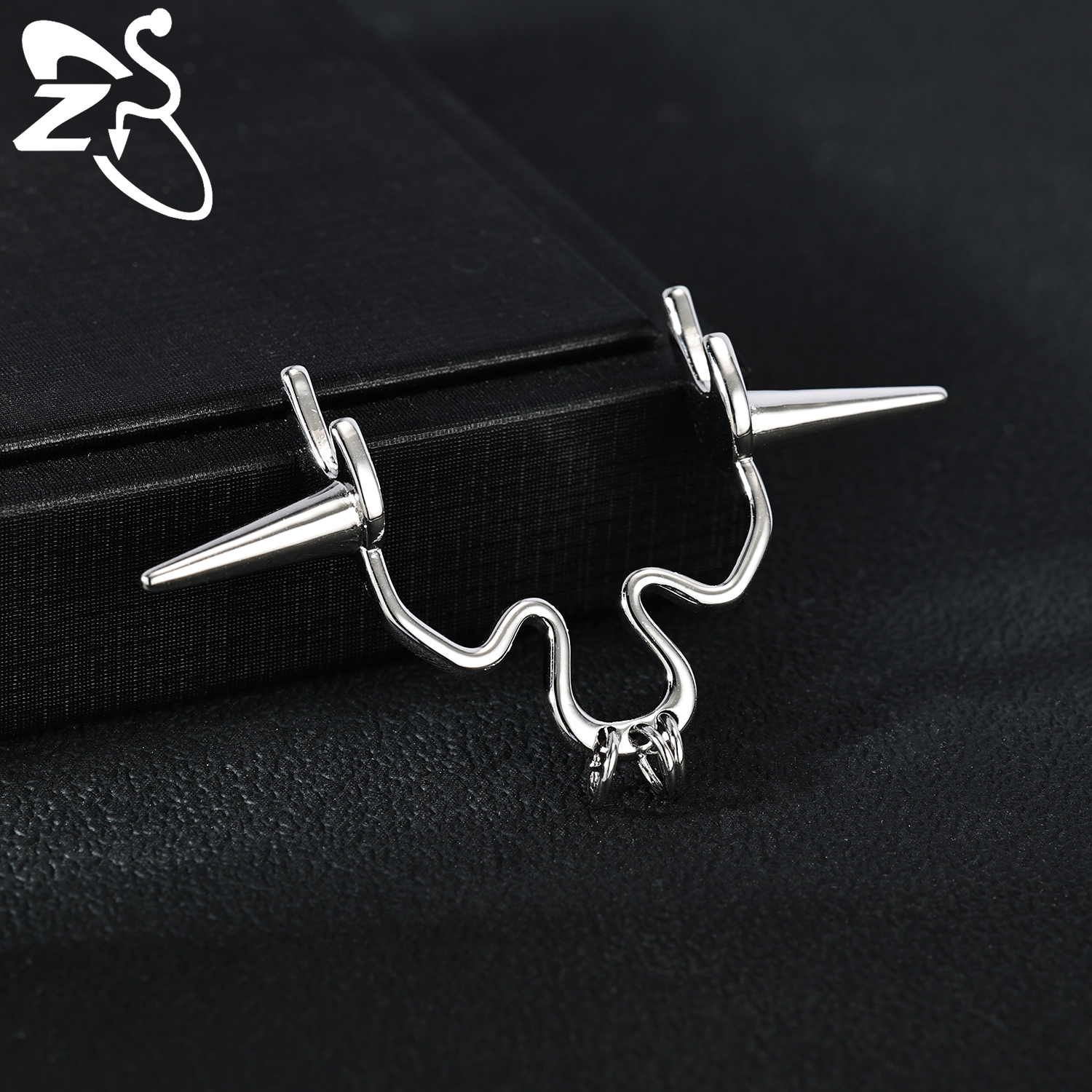 ZS 1 Piece Punk Stlye Fake Sep - مراجعة Body Jewelry Septum وسعره