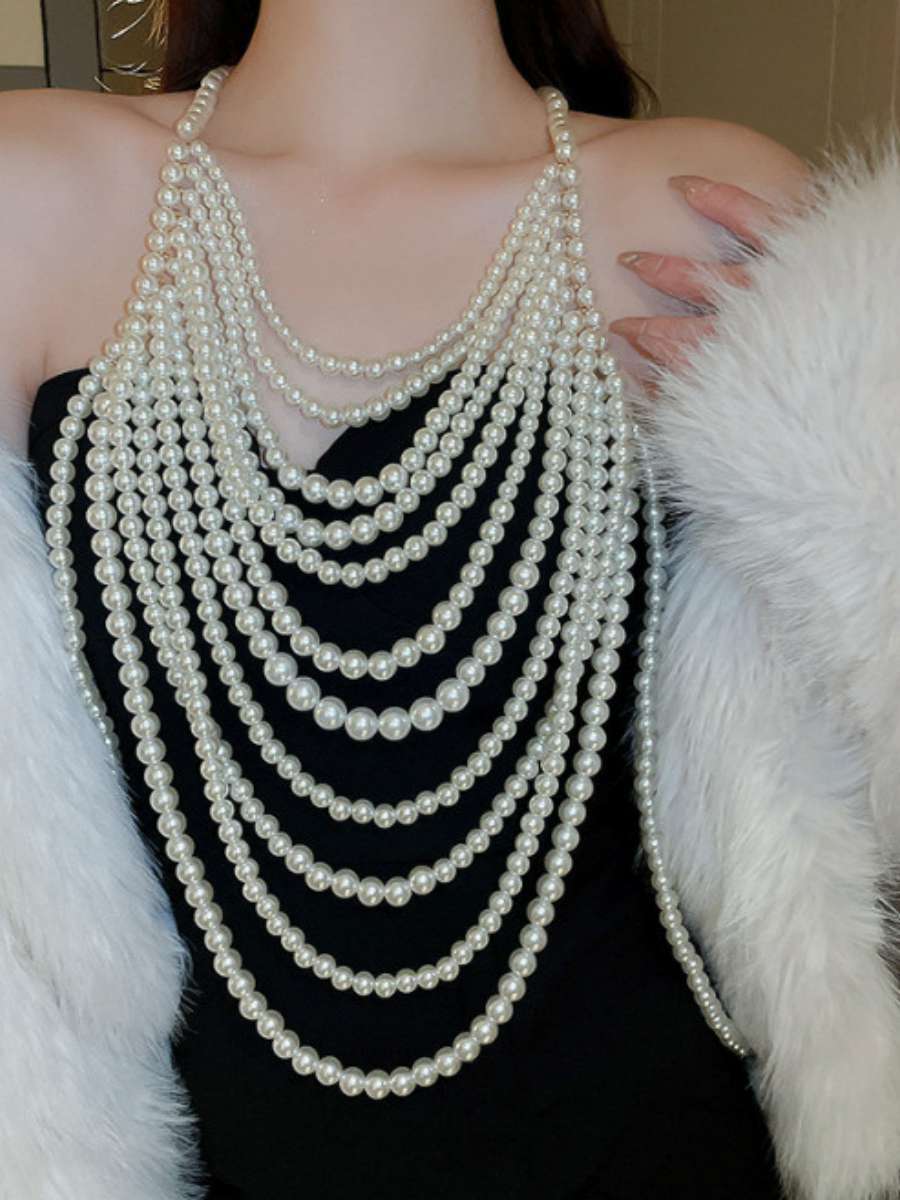 Sexy Multi-Layer Pearl Necklac - مراجعة Body Jewelry Brands وسعره