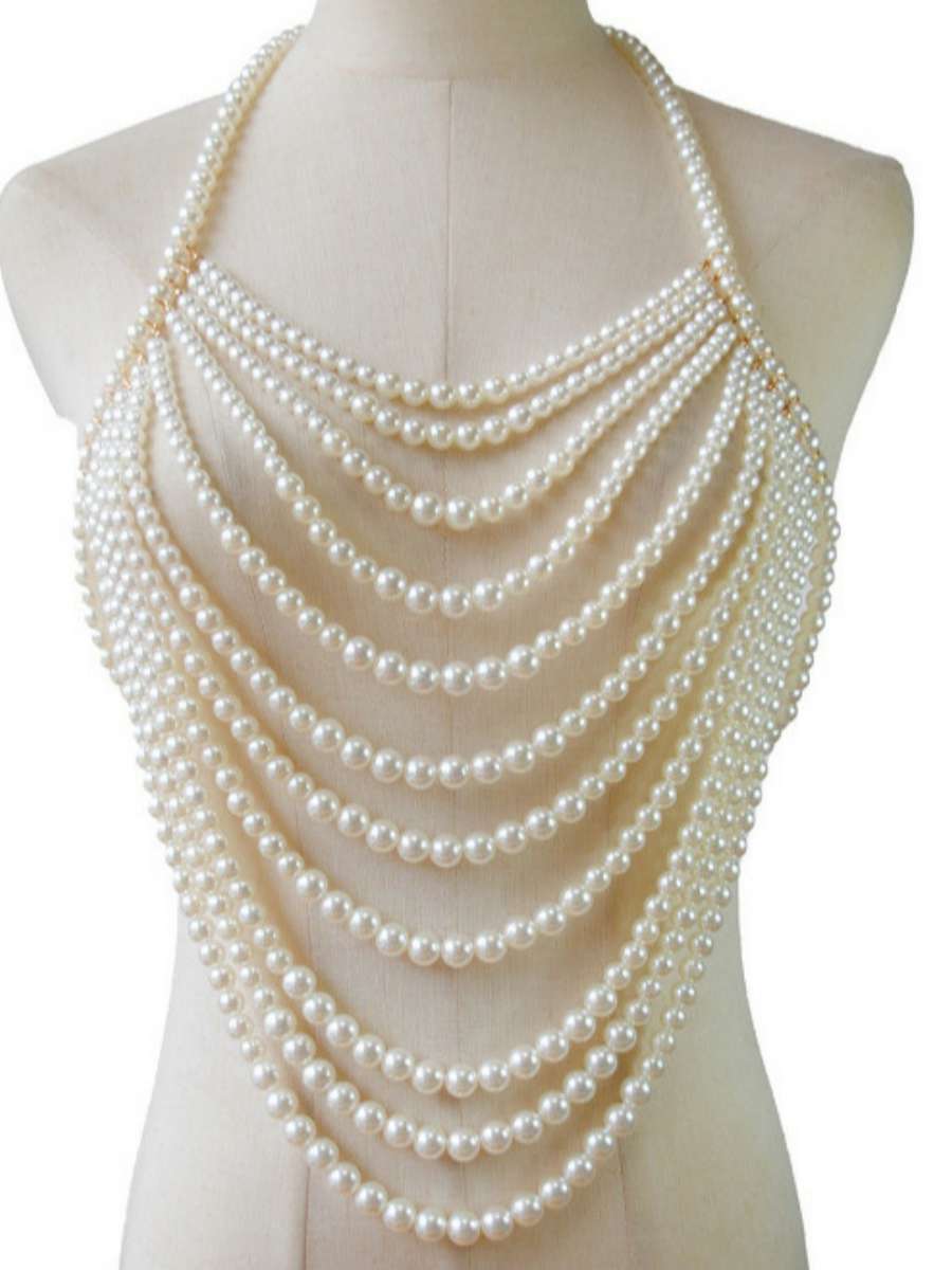 Sexy Multi-Layer Pearl Necklac - مراجعة Body Jewelry Brands وسعره