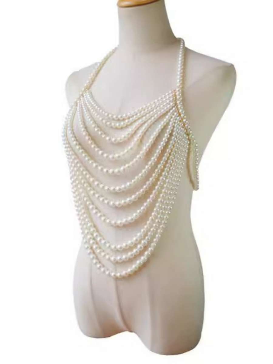 Sexy Multi-Layer Pearl Necklac - مراجعة Body Jewelry Brands وسعره