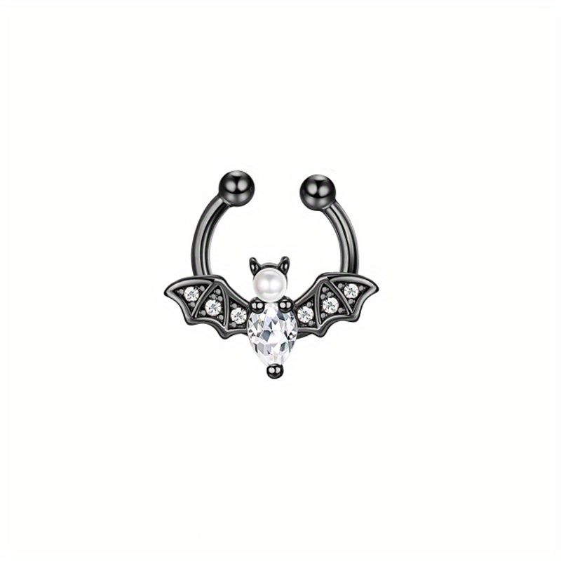 EVISPOL Cute Halloween Bat Fau - مراجعة Body Jewelry Septum وسعره