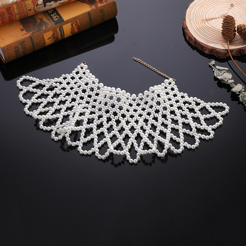 Fashion necklace pearl wedding - مراجعة Body Jewelry Brands وسعره
