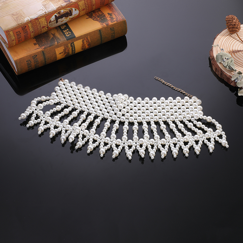Fashion necklace pearl wedding - مراجعة Body Jewelry Brands وسعره