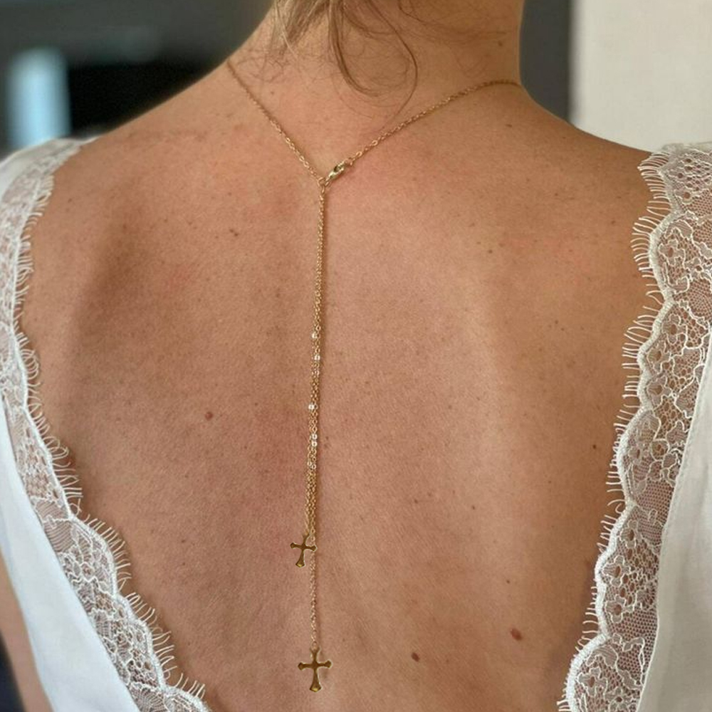 Elegant Crystal Bride Back Cha - مراجعة Body Jewelry For Backless Dress وسعره