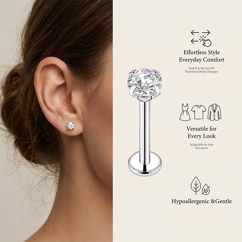 20G/18G/16G Surgical Stainless - مراجعة Body Jewelry Septum وسعره